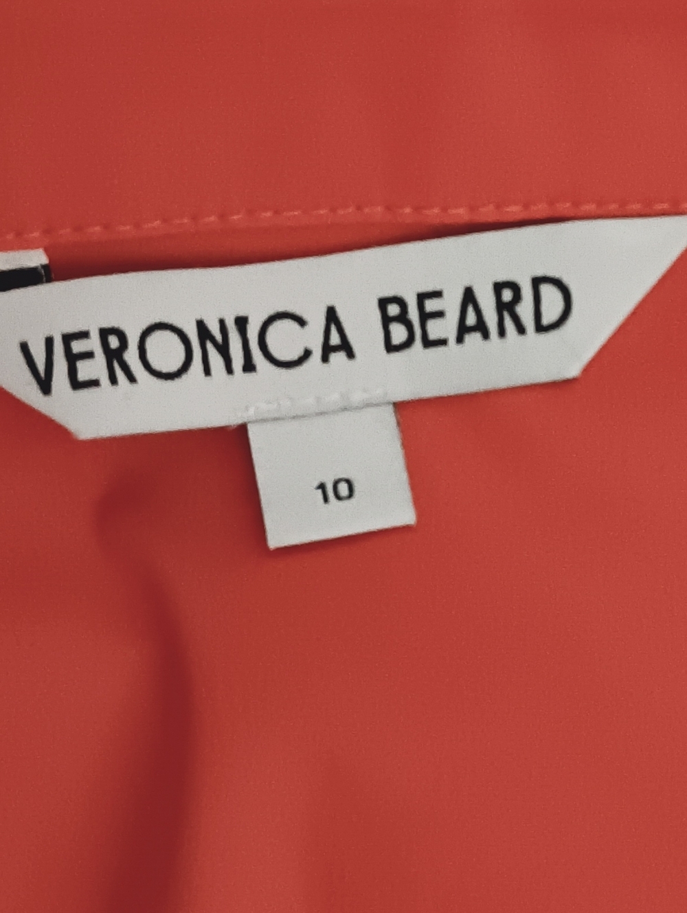 VERONICA BEARD Shirt dressCotton-blend poplin Shirred Button Size 10 - Picture 12 of 14